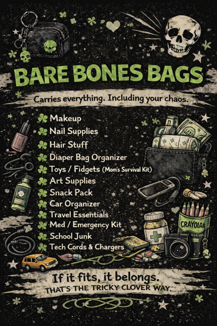 Bare Bones Floral Drip